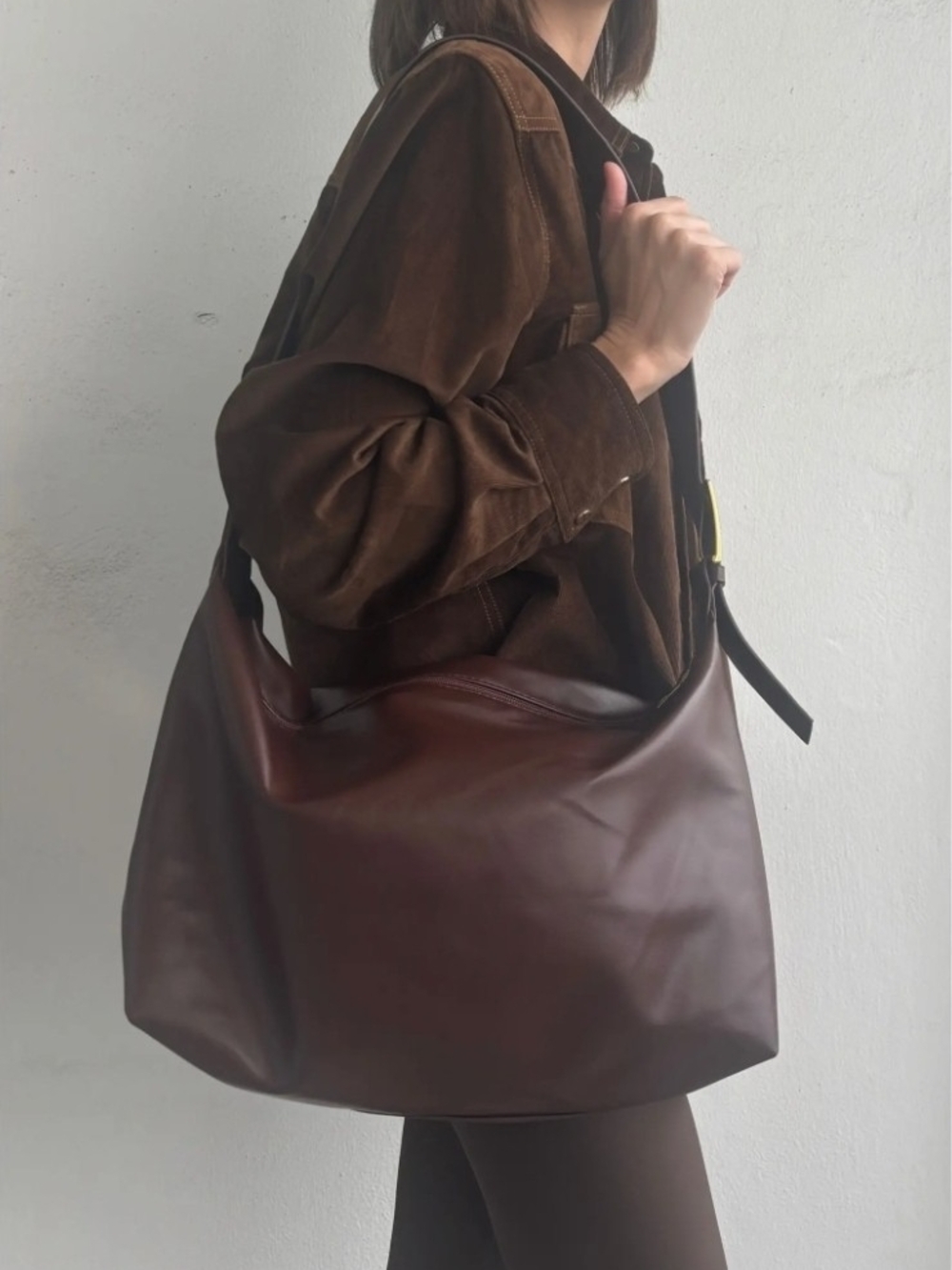 Adornia Feaux Leather Shoulder Bag, New without Tags